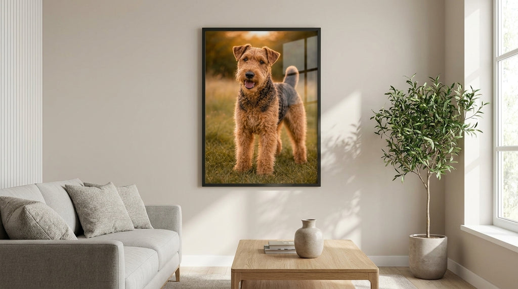 Airedale Terrier Golden Hour