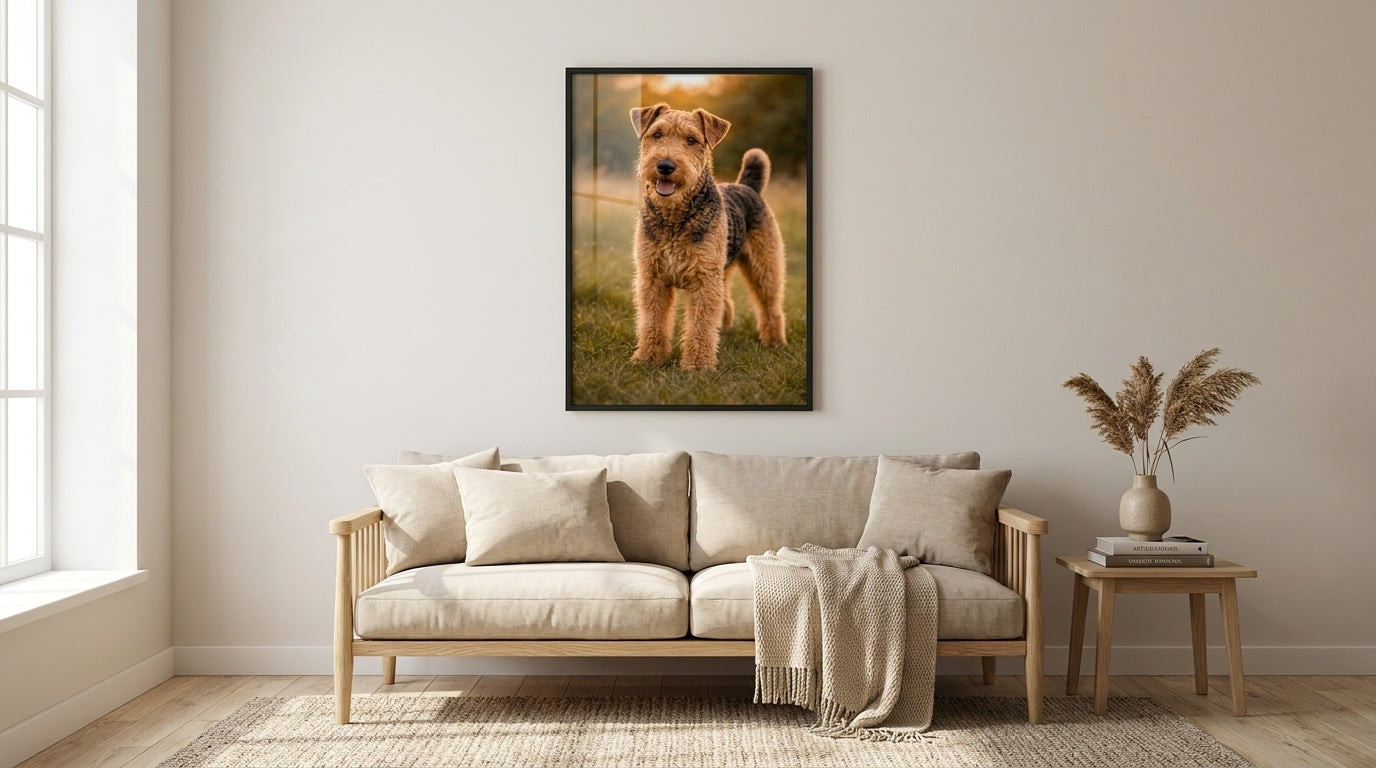 Airedale Terrier Golden Hour