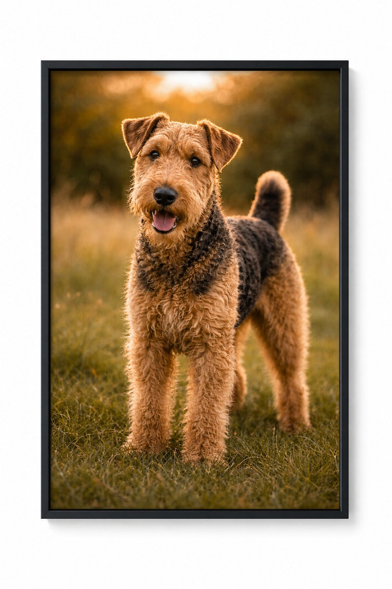 Airedale Terrier Golden Hour