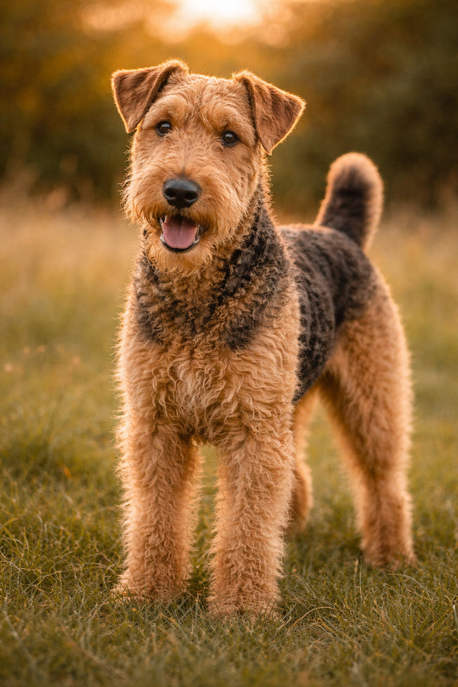Airedale Terrier Golden Hour