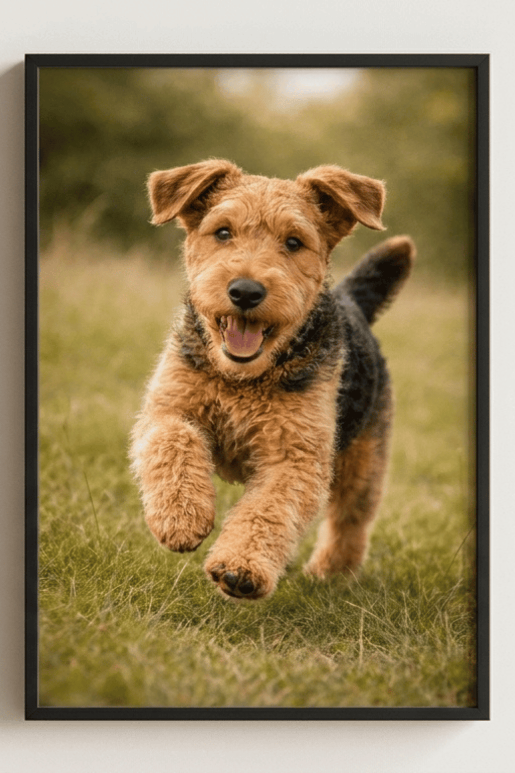 Airedale Terrier Puppy Play