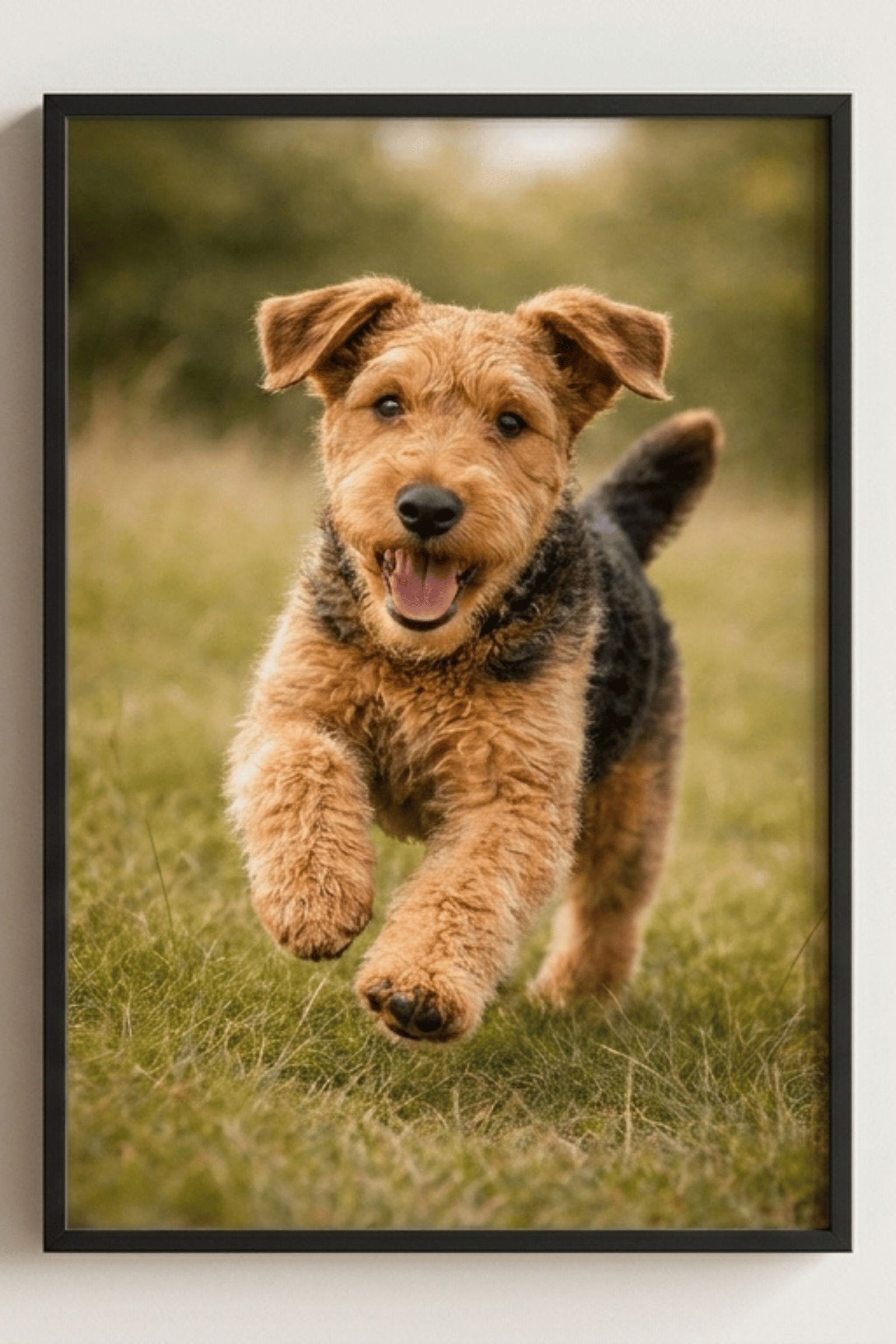 Airedale Terrier Puppy Play