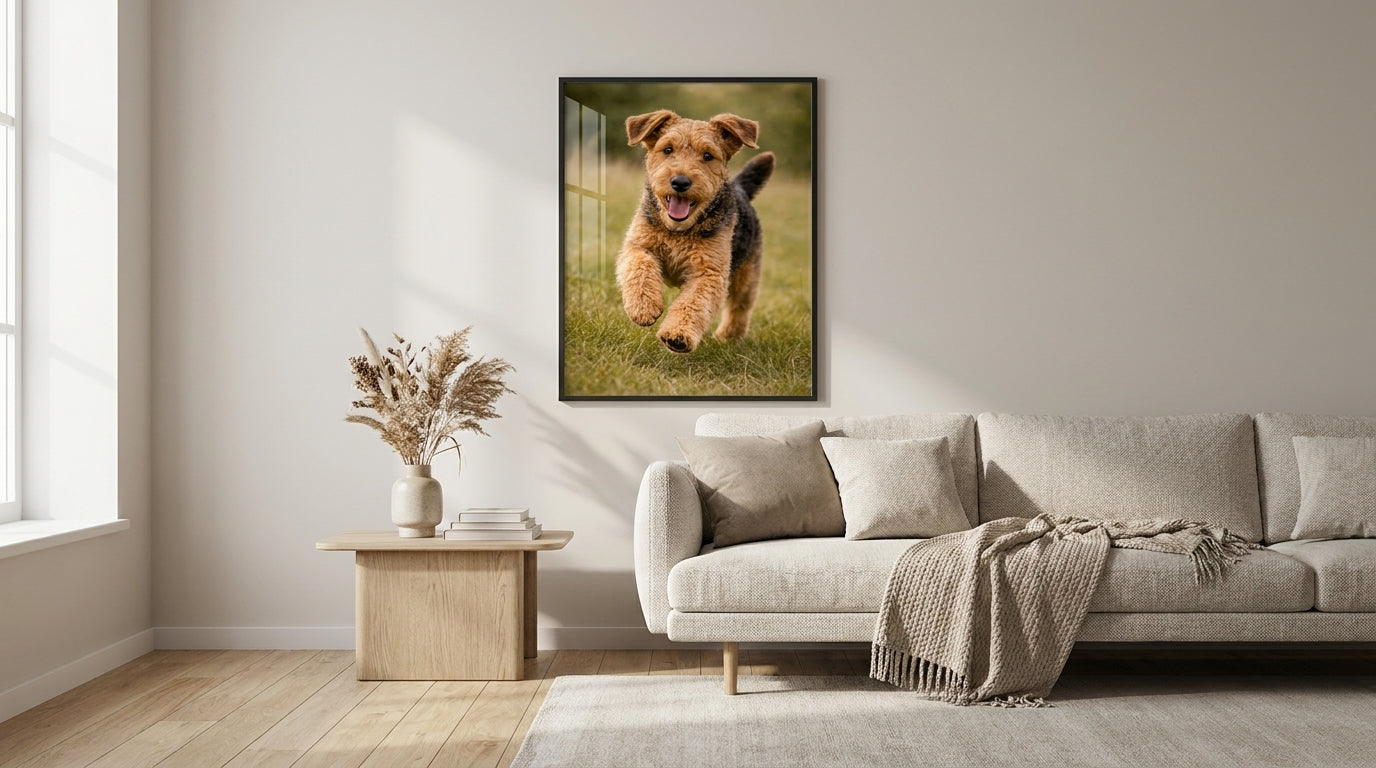 Airedale Terrier Puppy Play