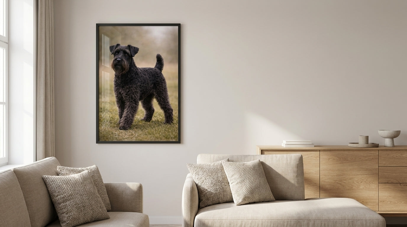 Black Miniature Schnauzer Puppy Play