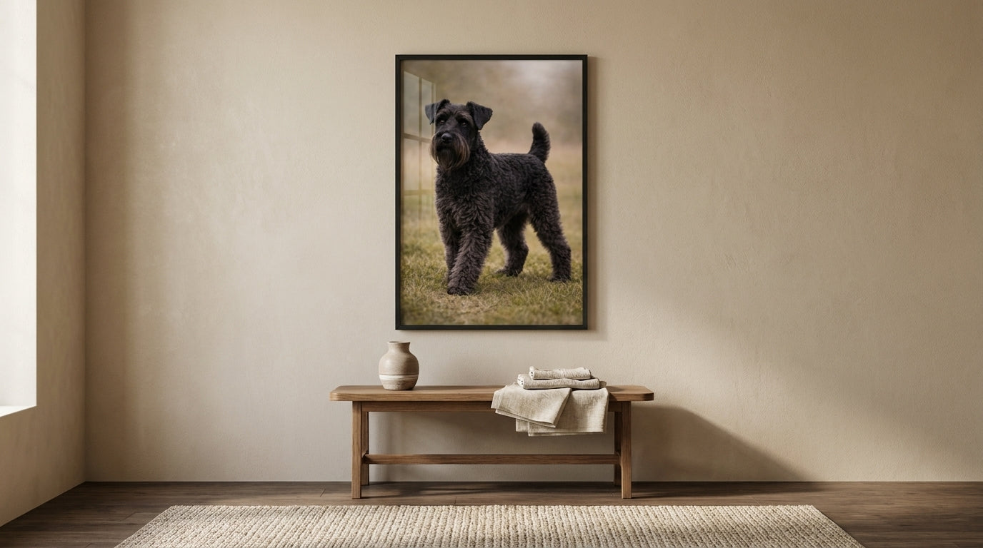 Black Miniature Schnauzer Portrait
