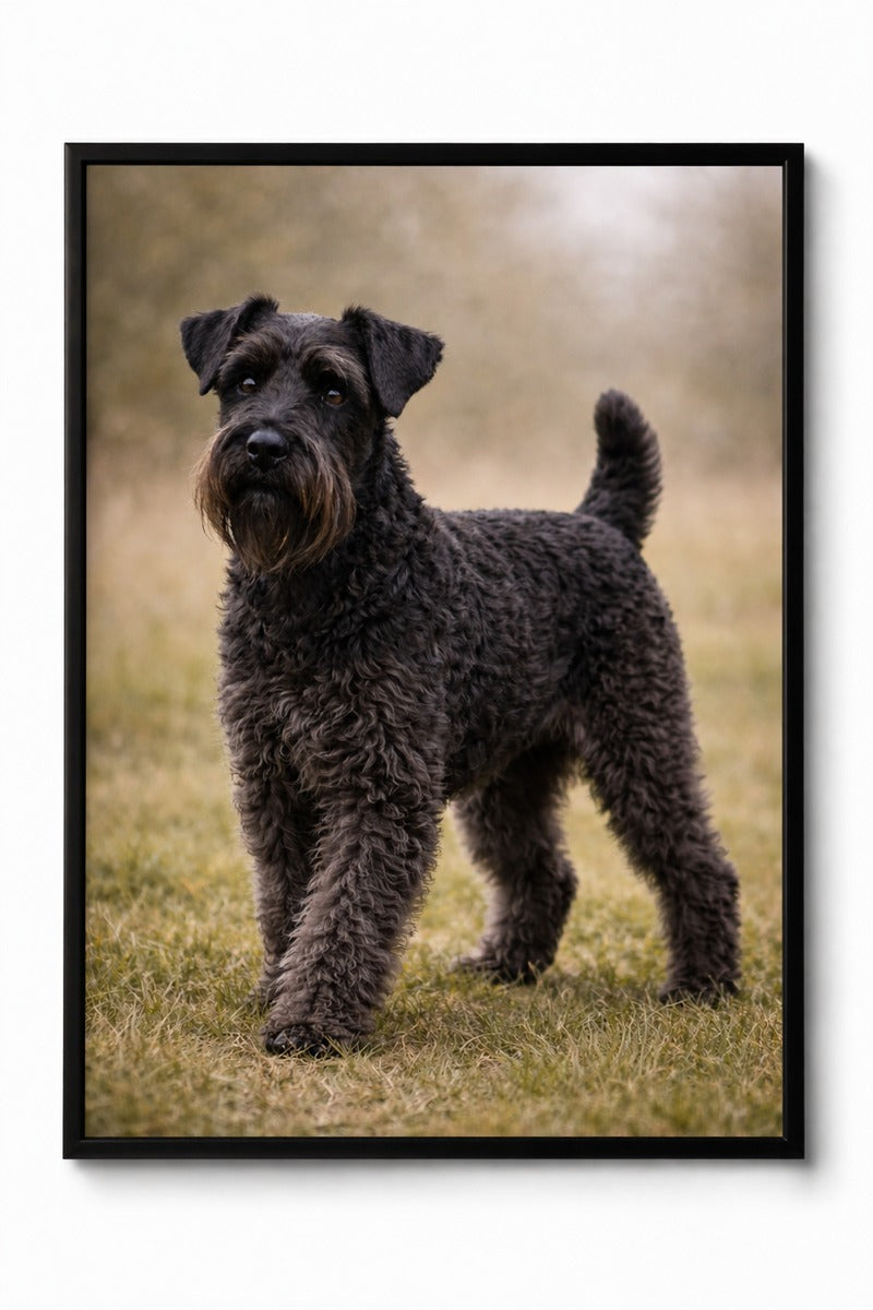 Black Miniature Schnauzer Portrait