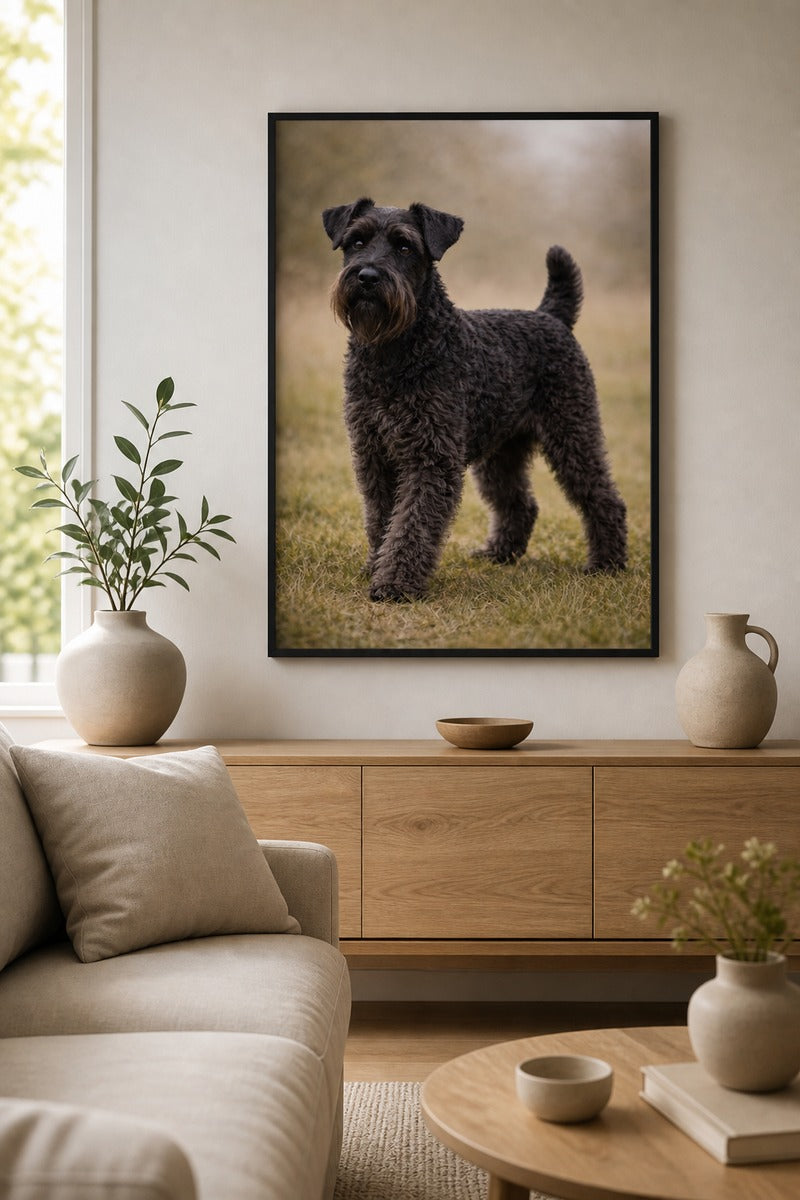 Black Miniature Schnauzer Portrait