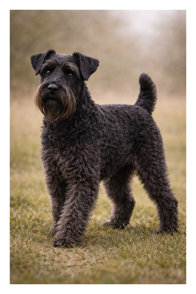 Black Miniature Schnauzer Portrait