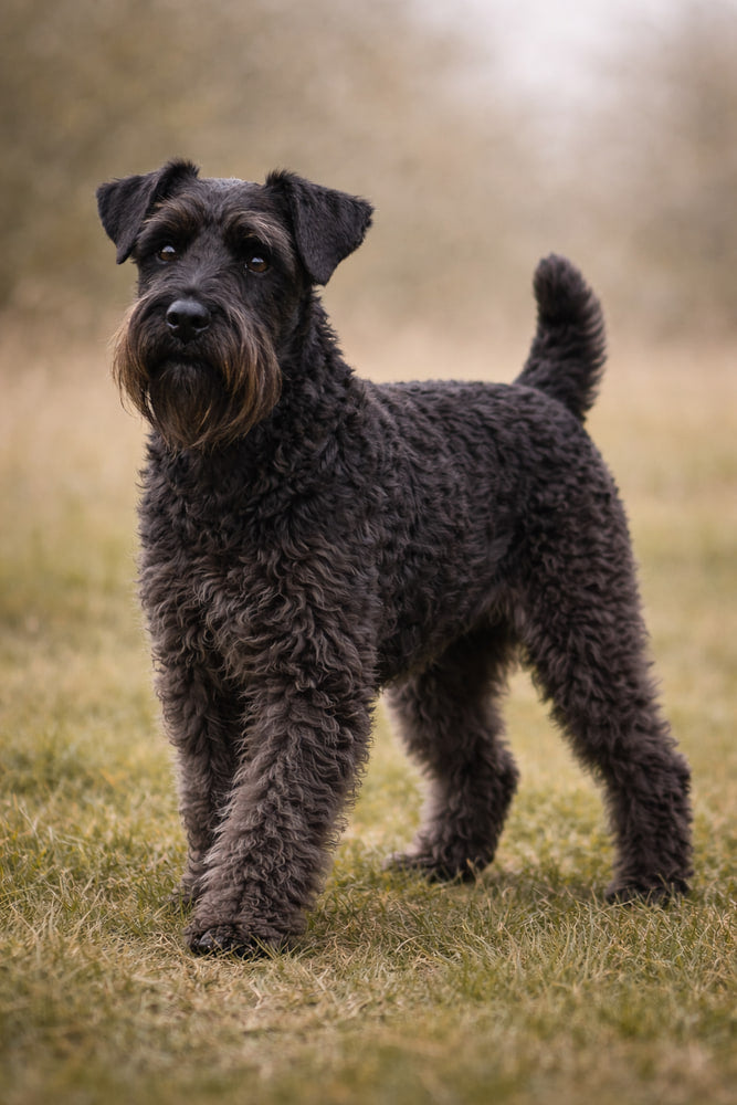 Black Miniature Schnauzer Portrait