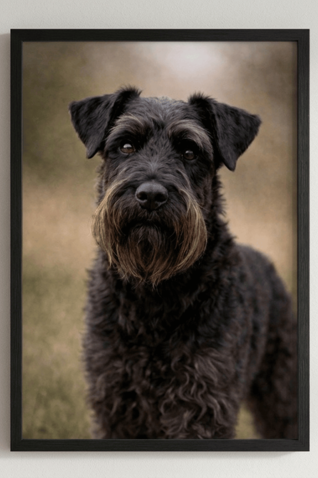 Black Schnauzer Portrait