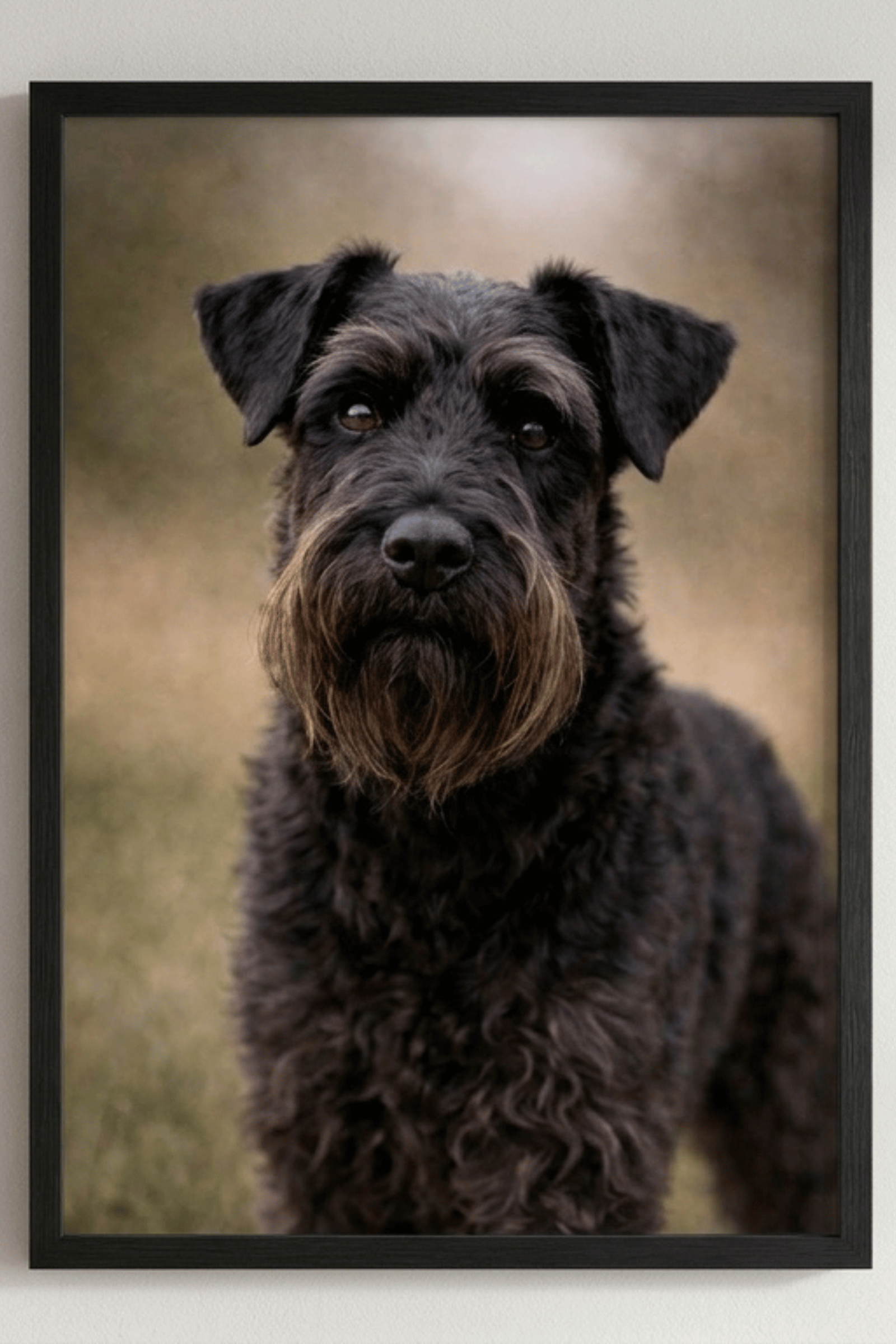 Black Schnauzer Portrait