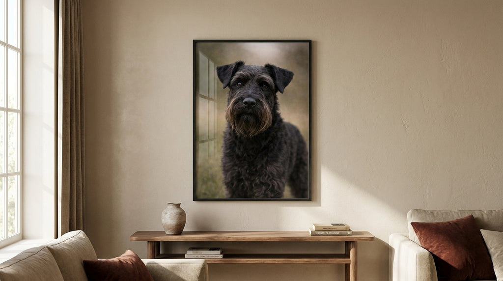 Black Schnauzer Portrait