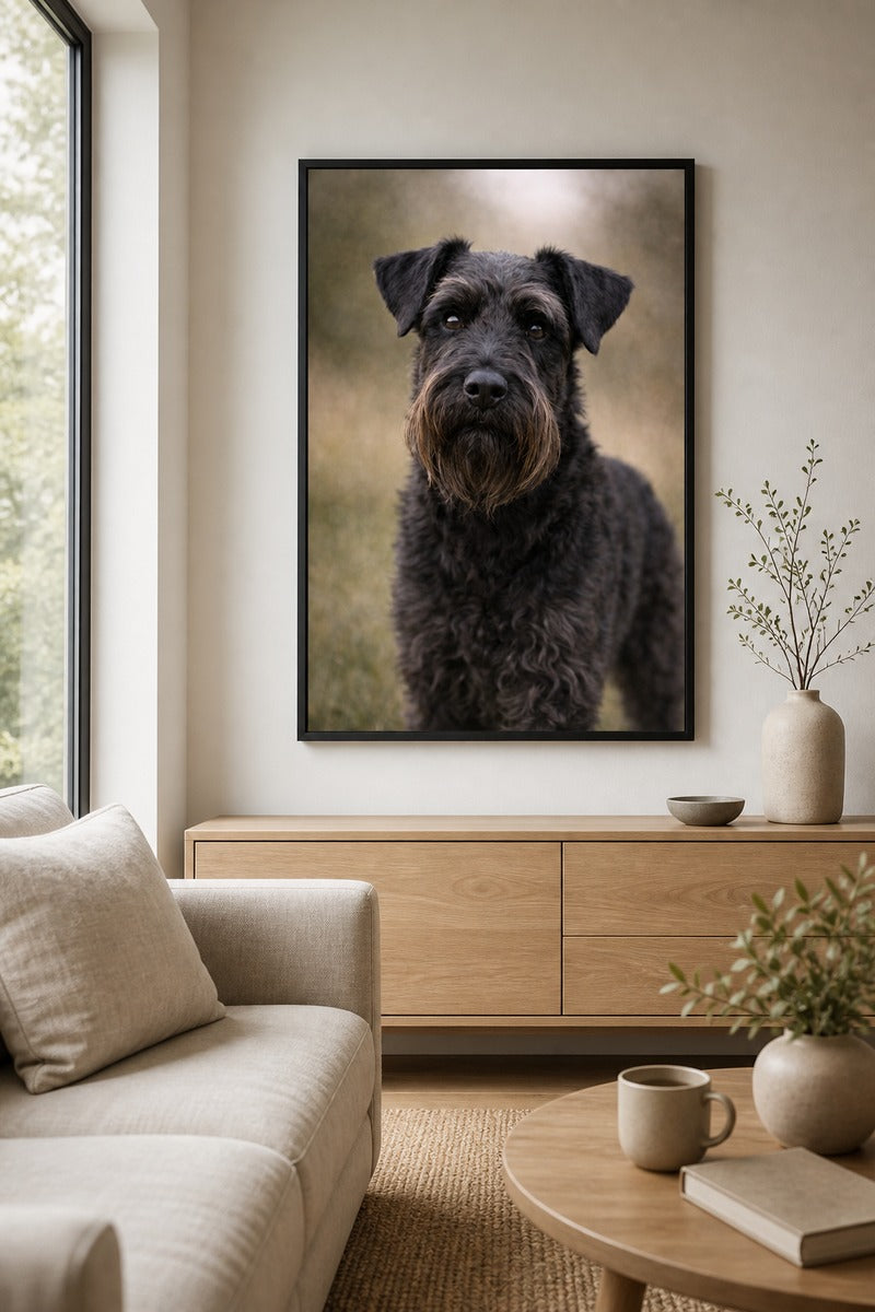 Black Schnauzer Portrait