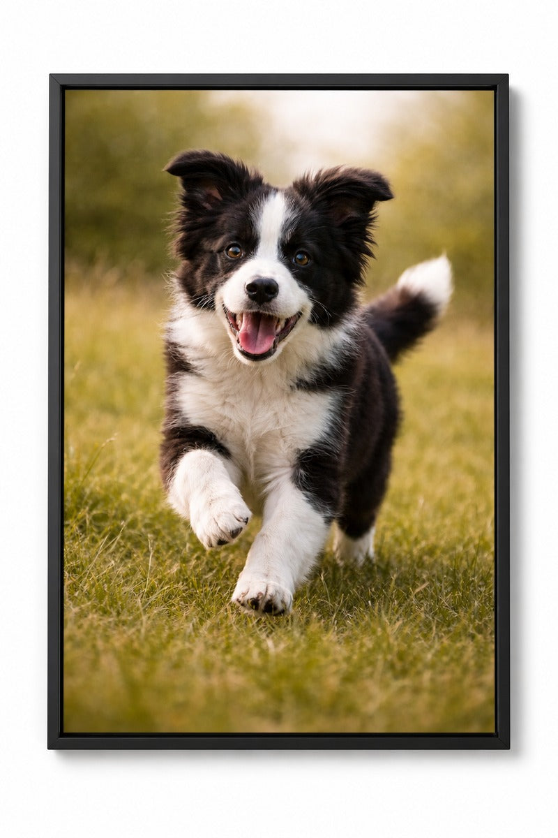 Border Collie in Bewegung