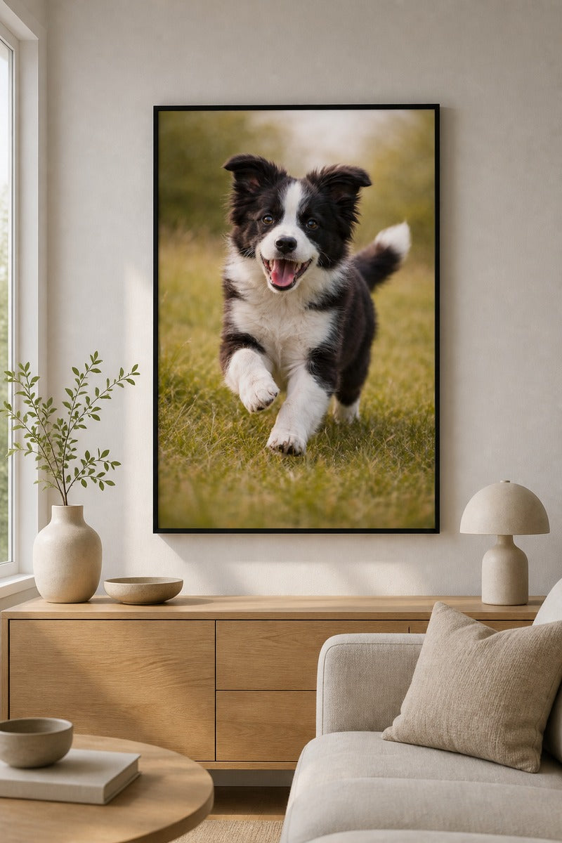 Border Collie in Bewegung