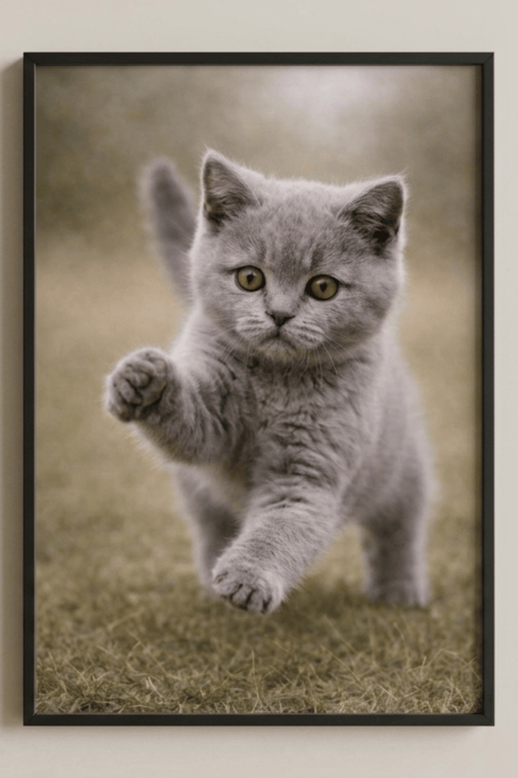 British Shorthair Kitten Play