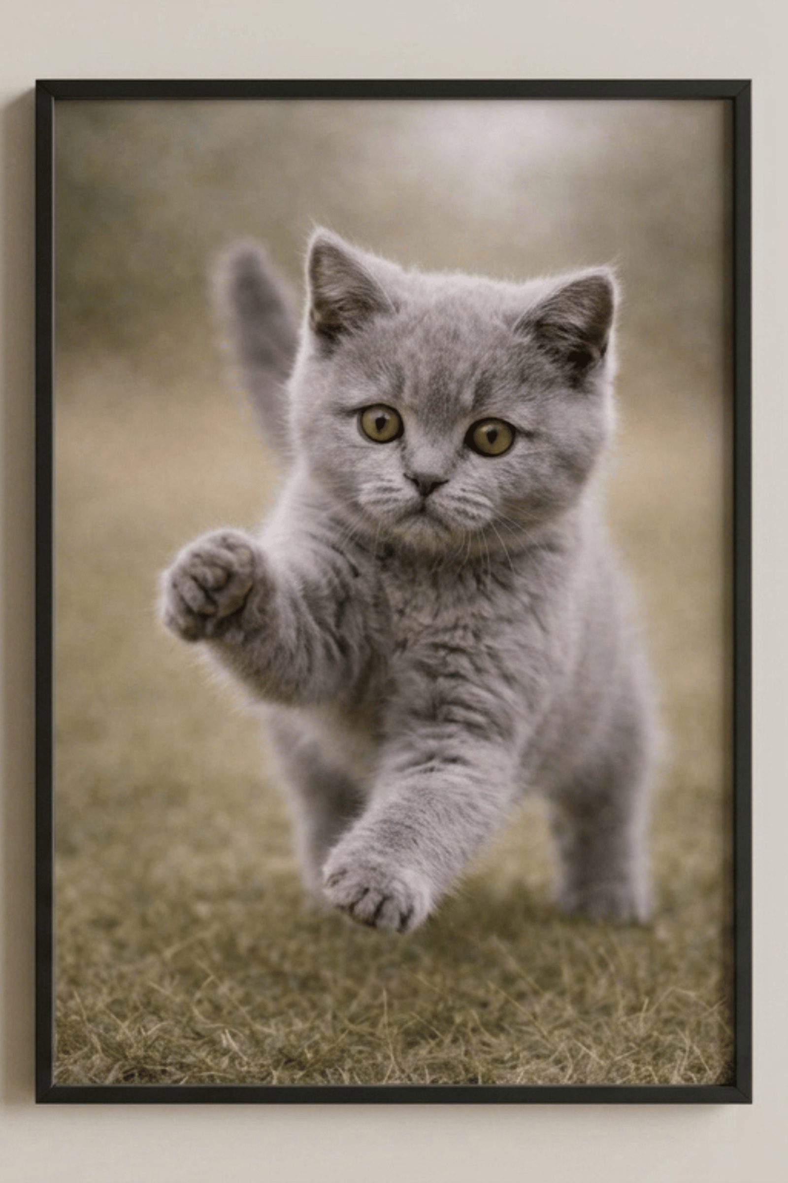 British Shorthair Kitten Play