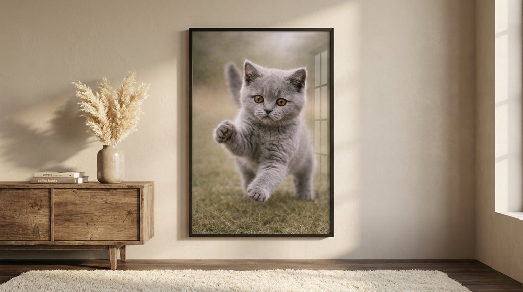 British Shorthair Kitten Play