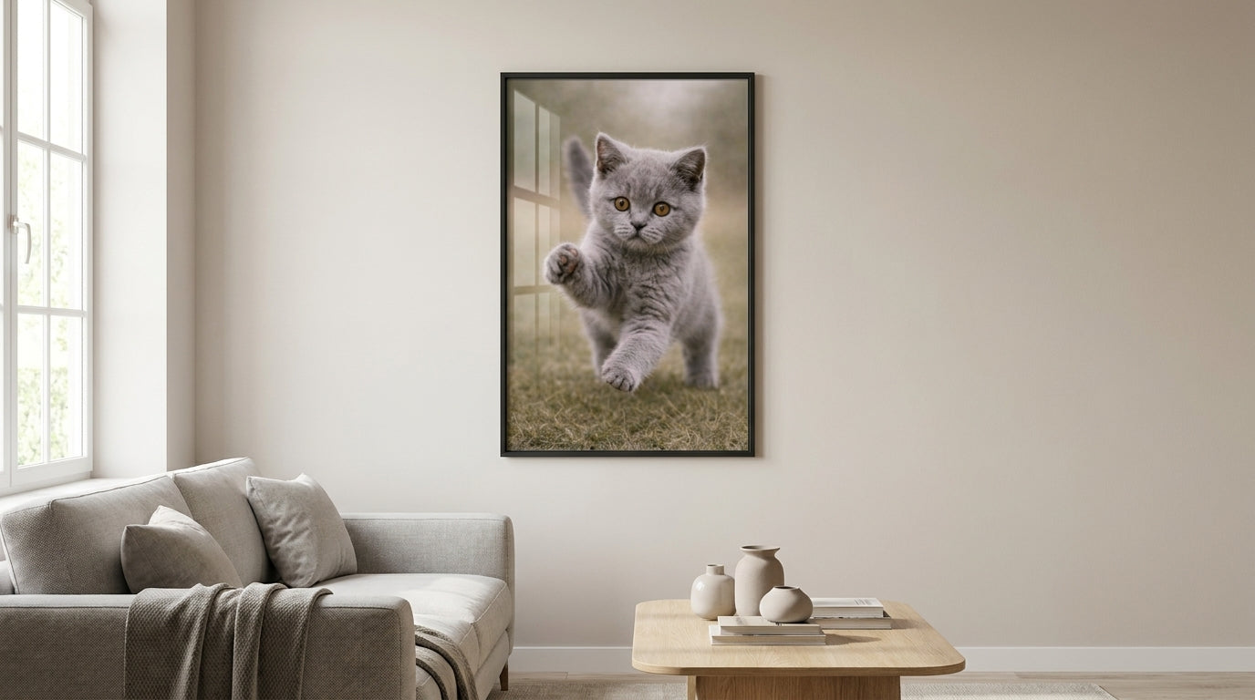 British Shorthair Kitten Play
