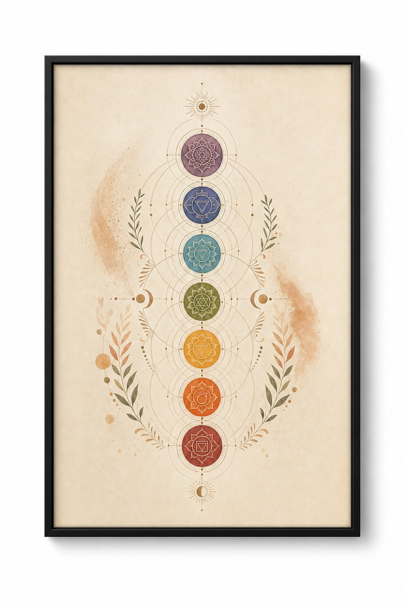 Chakra Column Diagram