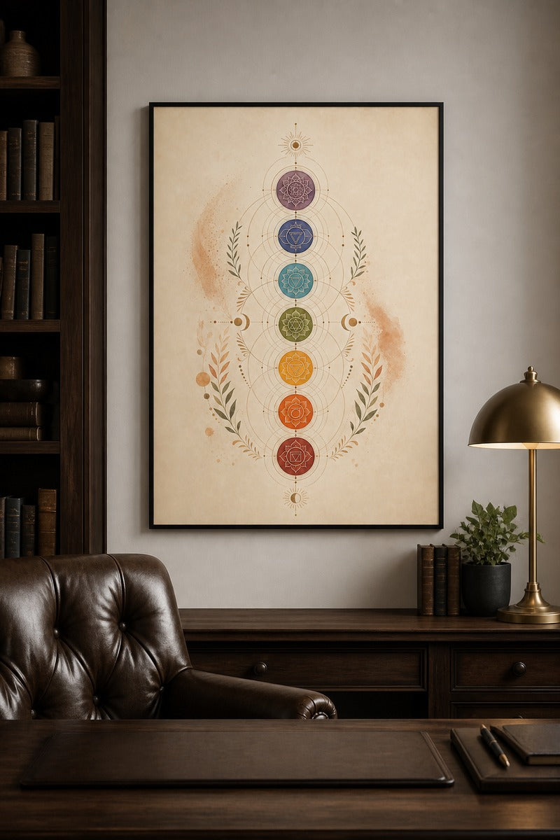 Chakra Column Diagram