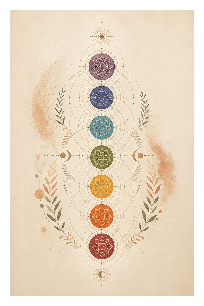 Chakra Column Diagram
