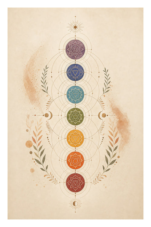 Chakra Column Diagram