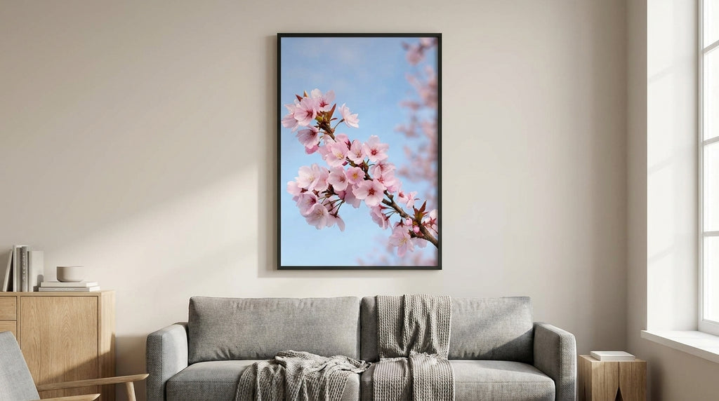Cherry Blossom Branch in Bloom