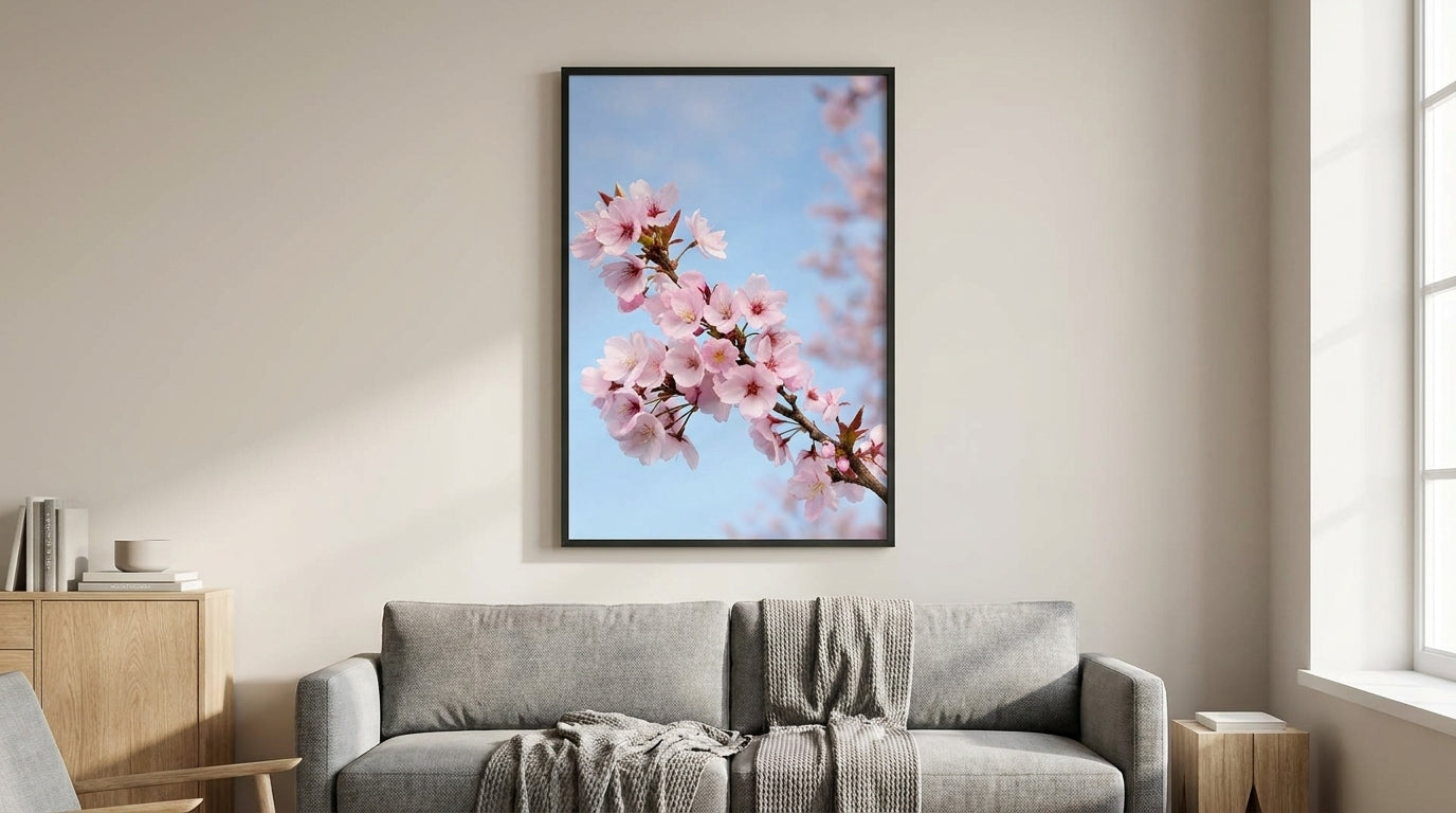 Cherry Blossom Branch in Bloom