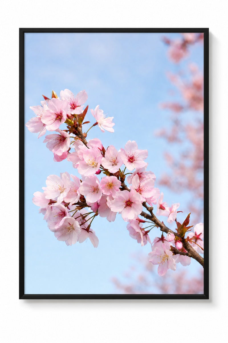 Cherry Blossom Branch in Bloom
