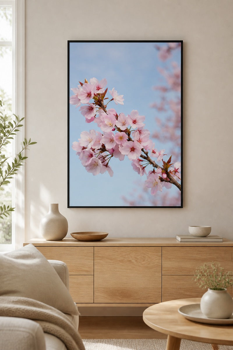 Cherry Blossom Branch in Bloom