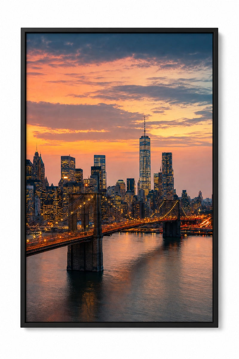 City Lights at Dusk