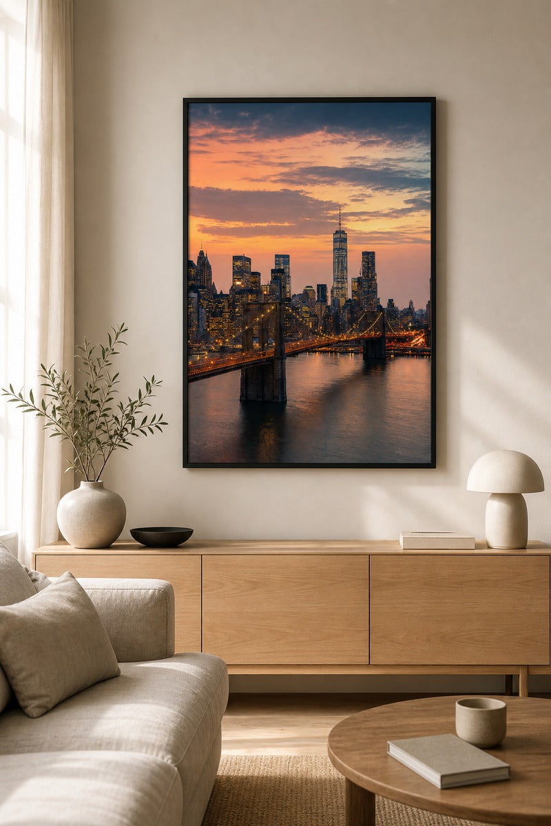 City Lights at Dusk