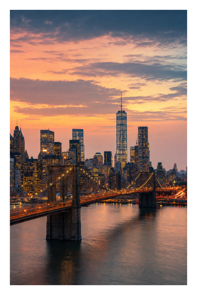 City Lights at Dusk