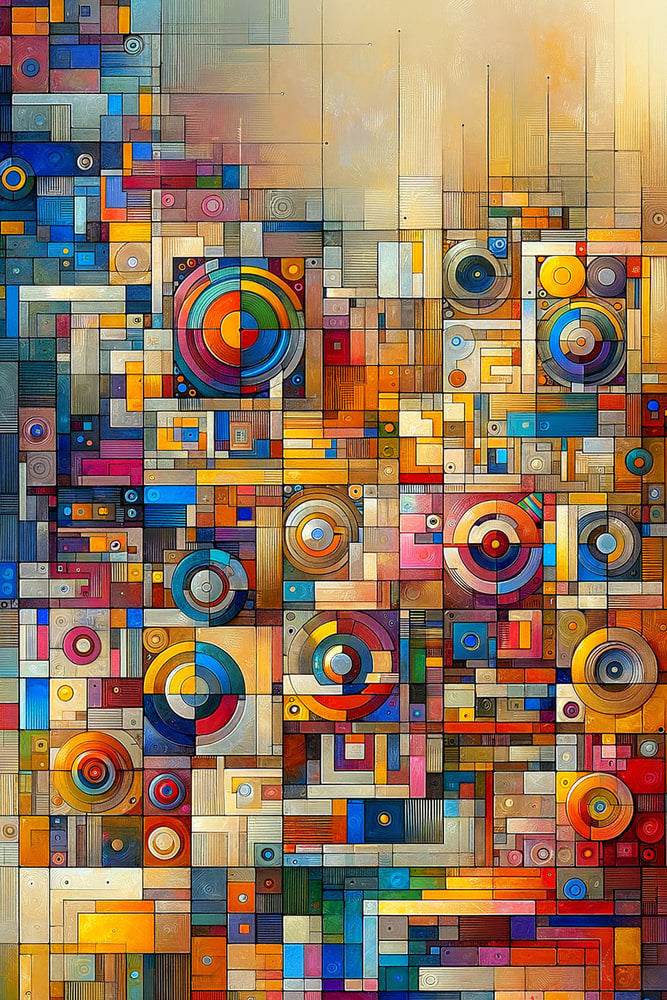 Colorful Geometric Harmony
