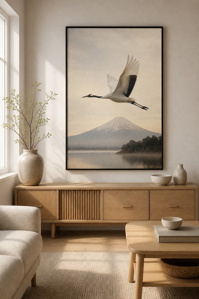 Crane in Still Flight