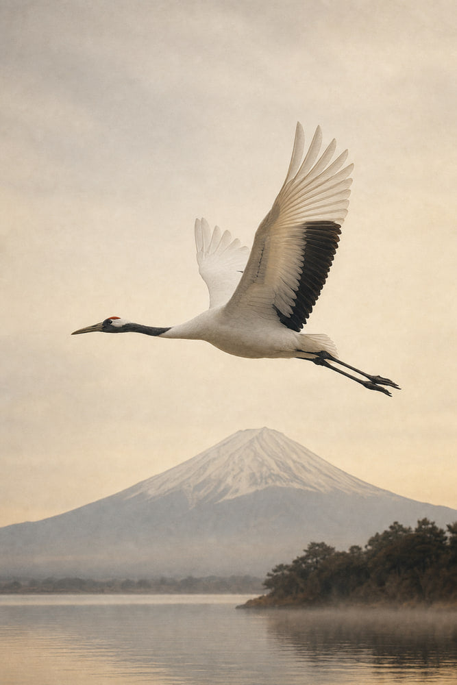 Crane in Still Flight