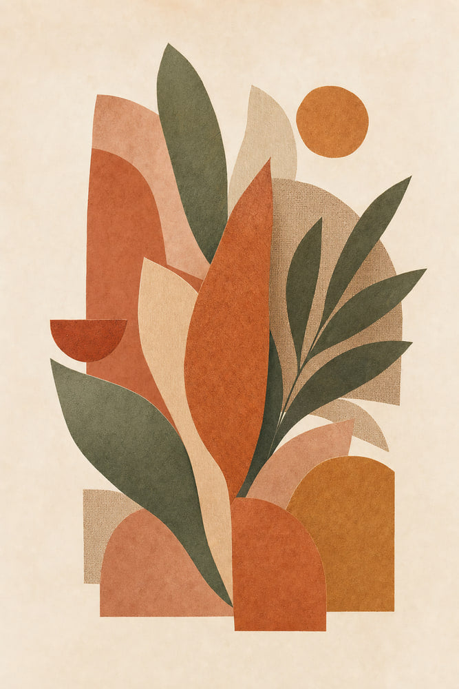 Cut Paper Leaves