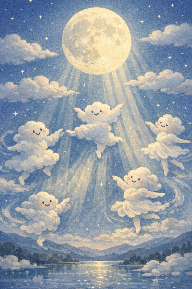 Dancing Clouds and Moonbeams