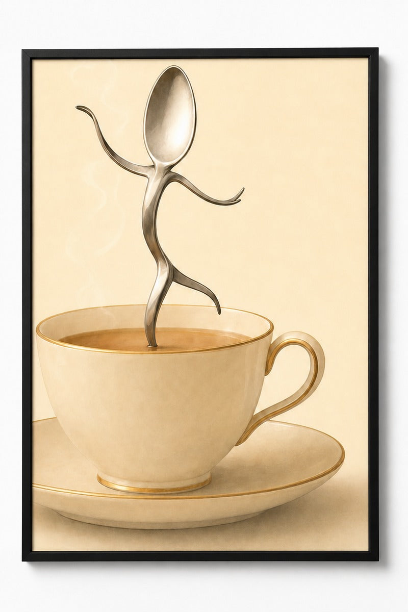 Dancing Spoon in a Teacup