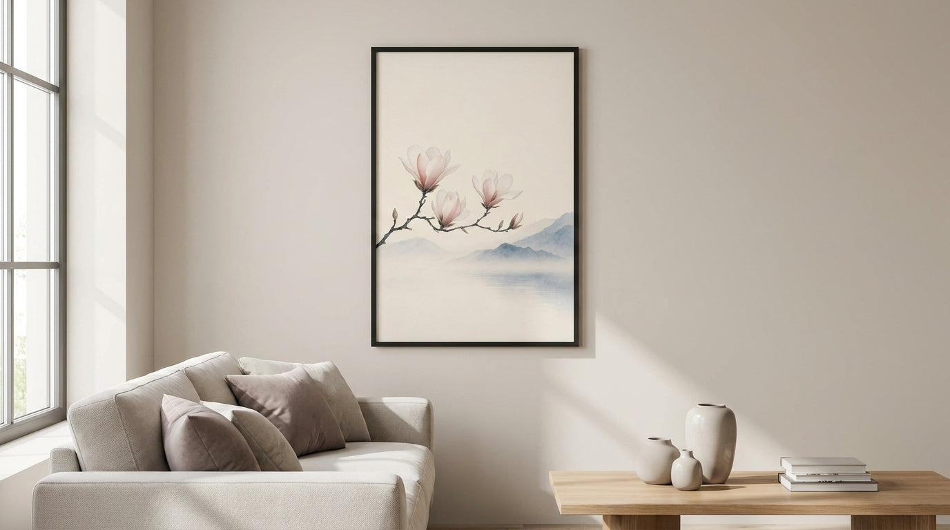 Delicate Magnolia Branch