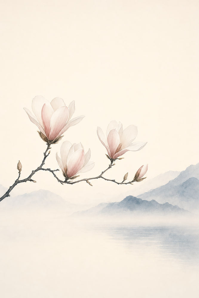 Magnolia Over Still Water
