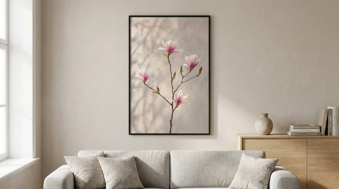 Delicate Magnolia Stem