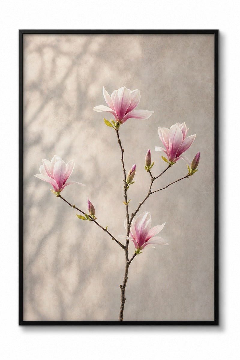 Delicate Magnolia Stem