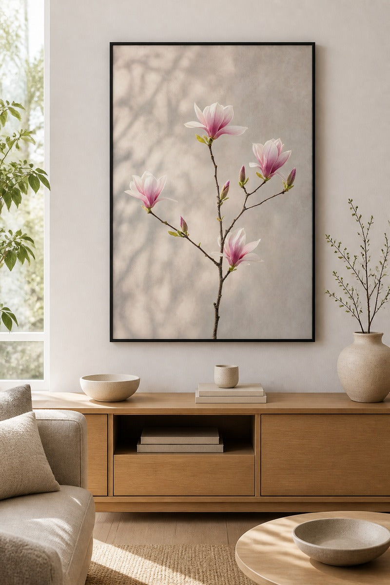 Delicate Magnolia Stem