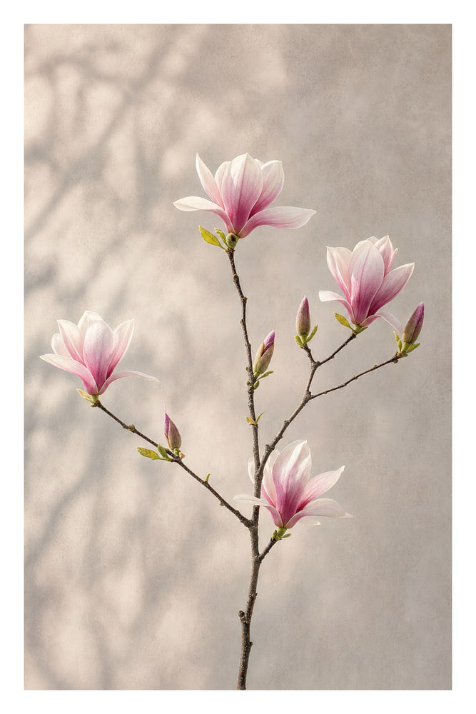 Delicate Magnolia Stem