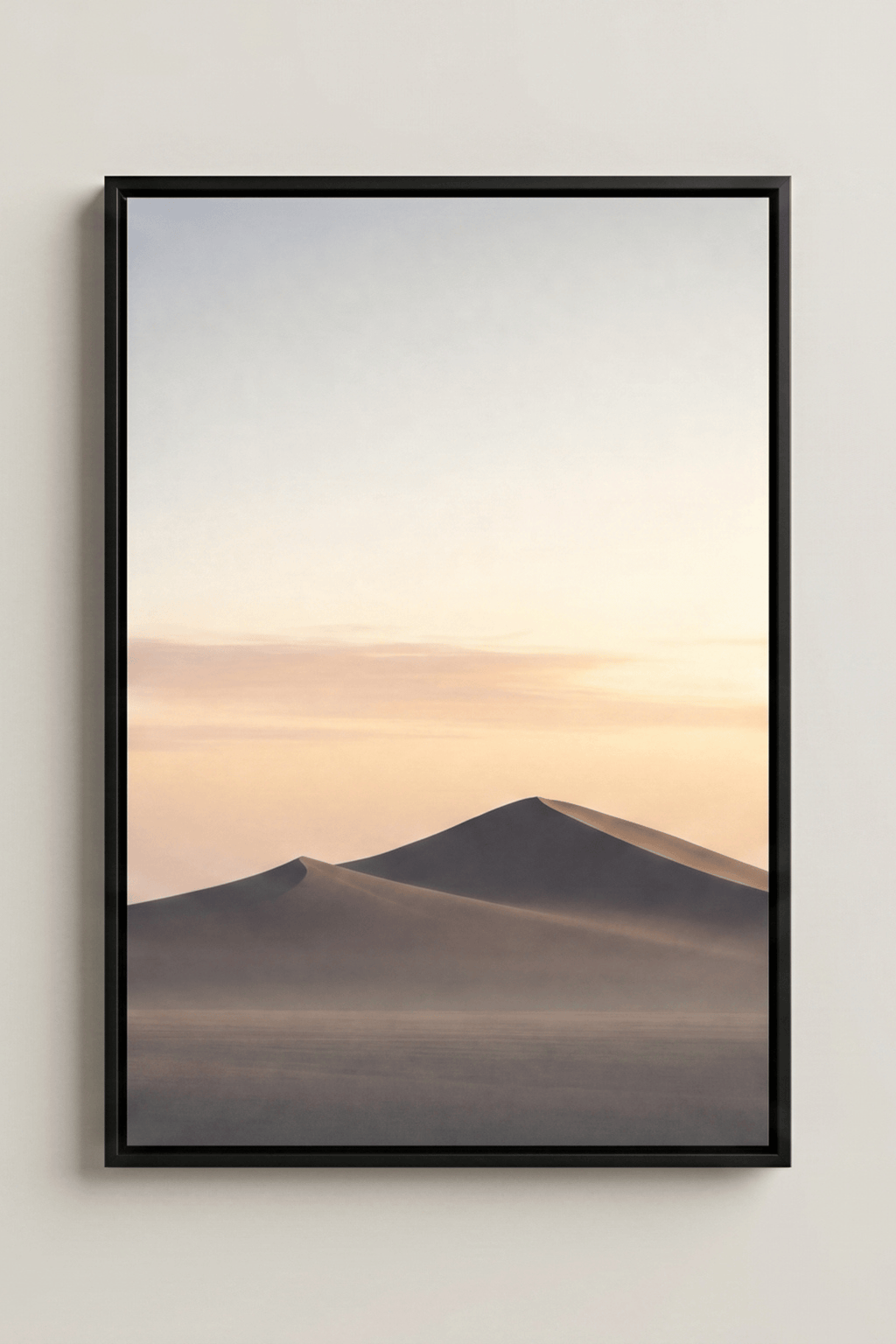 Dune Shadows at Sunset