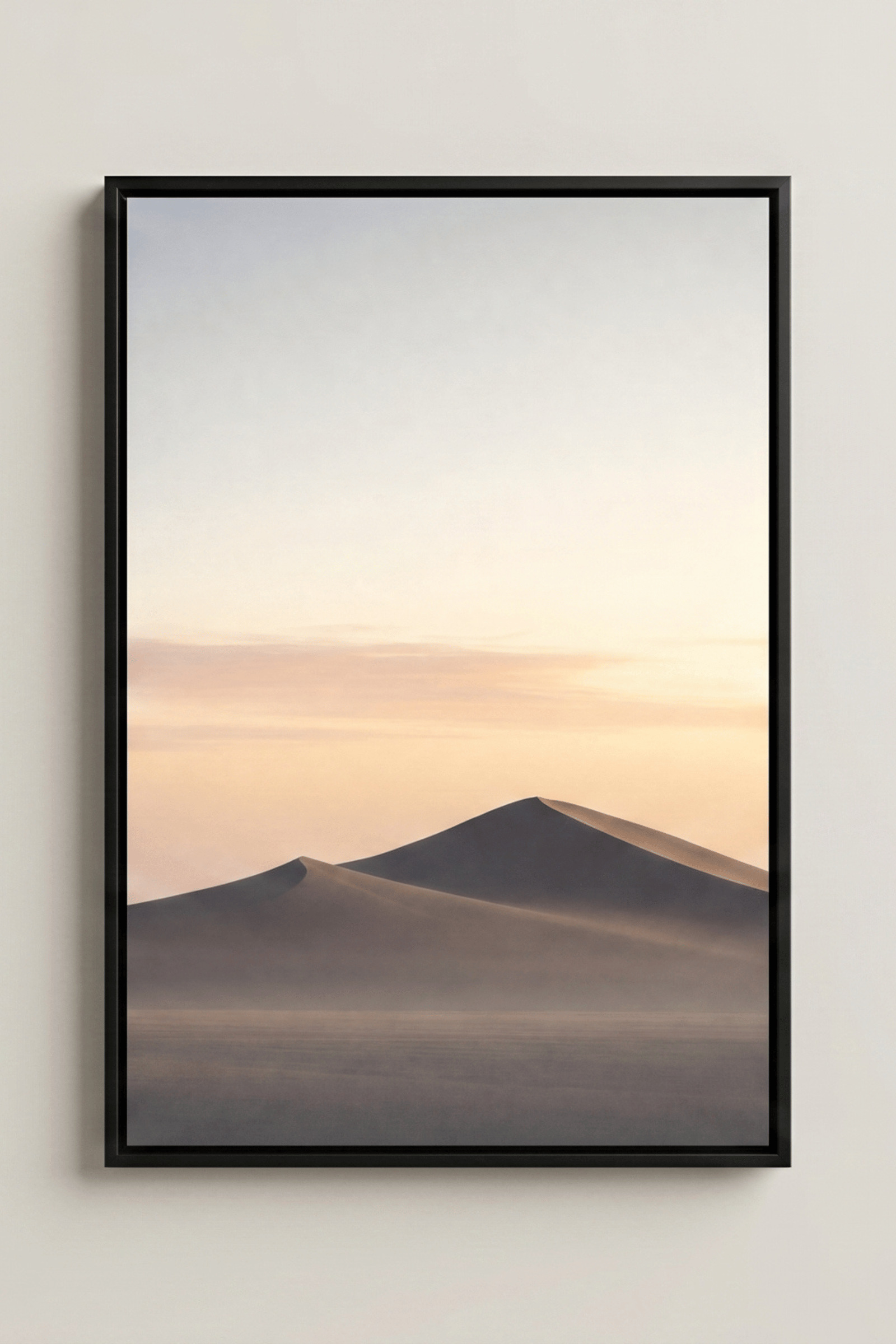 Dune Shadows at Sunset