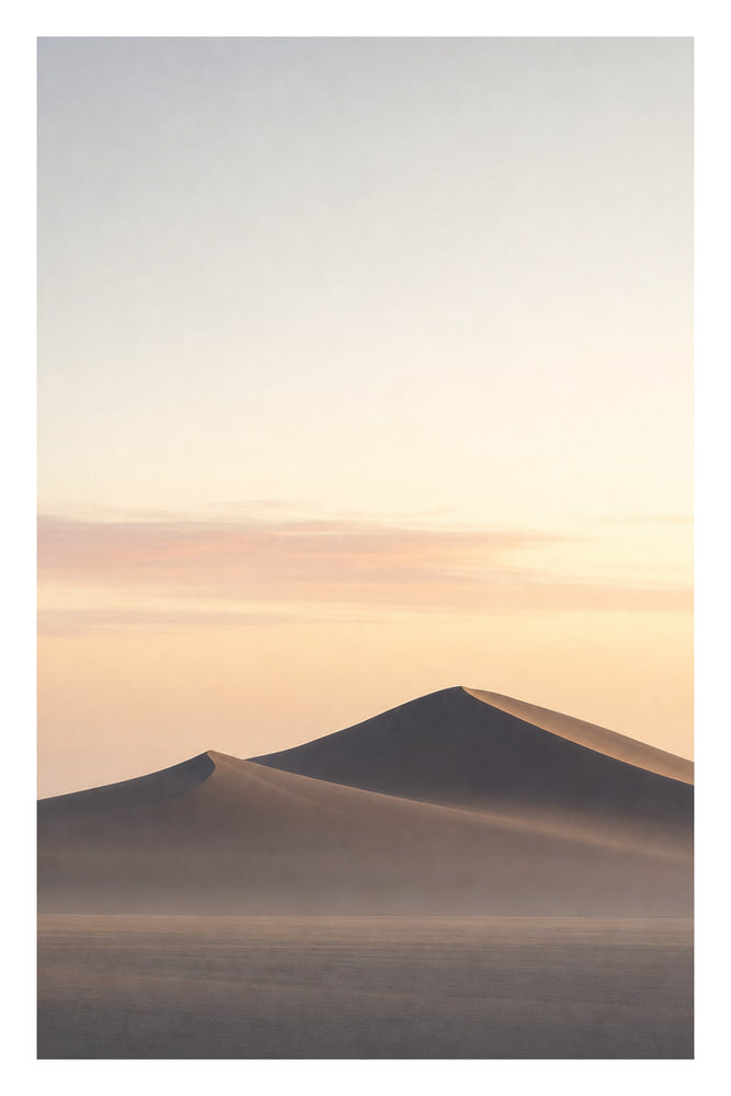 Dune Shadows at Sunset