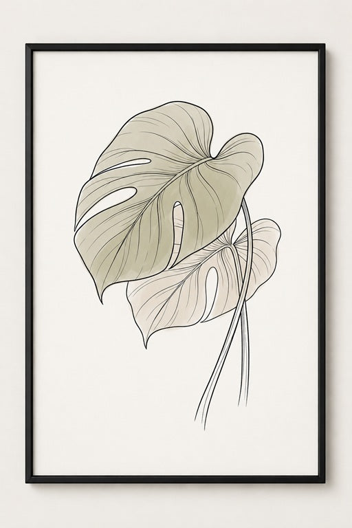Elegant Leaf Composition